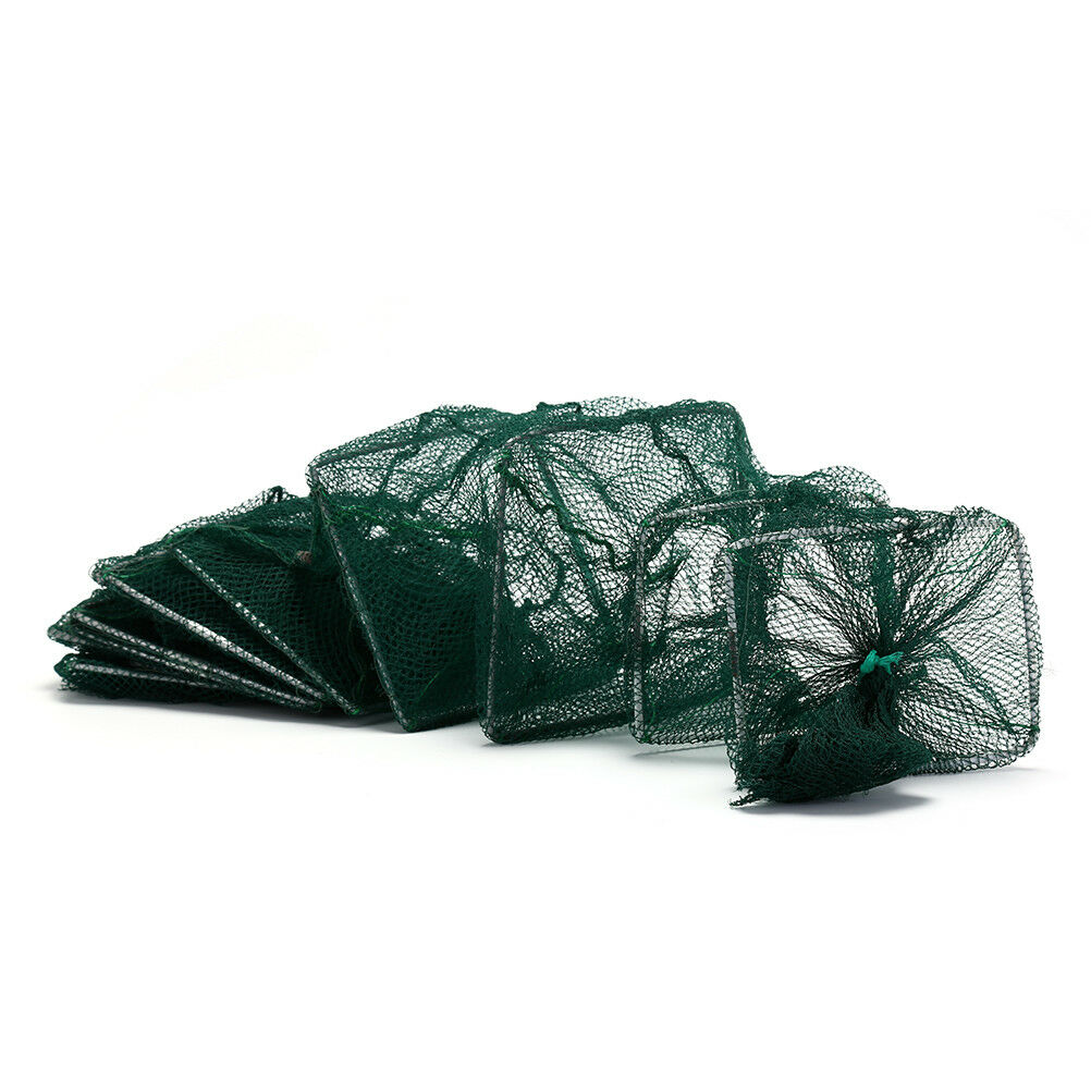 3.5m Nylon Fishing Net Foldable Crabs Catcher Live Fish Net Eel Shrimp Lure N BU