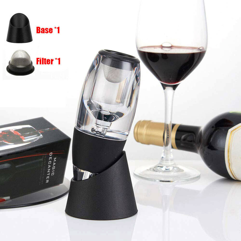 Wine Aerator Red Air Aerating Strainer Decanter for Wine Lover Family Party Bar