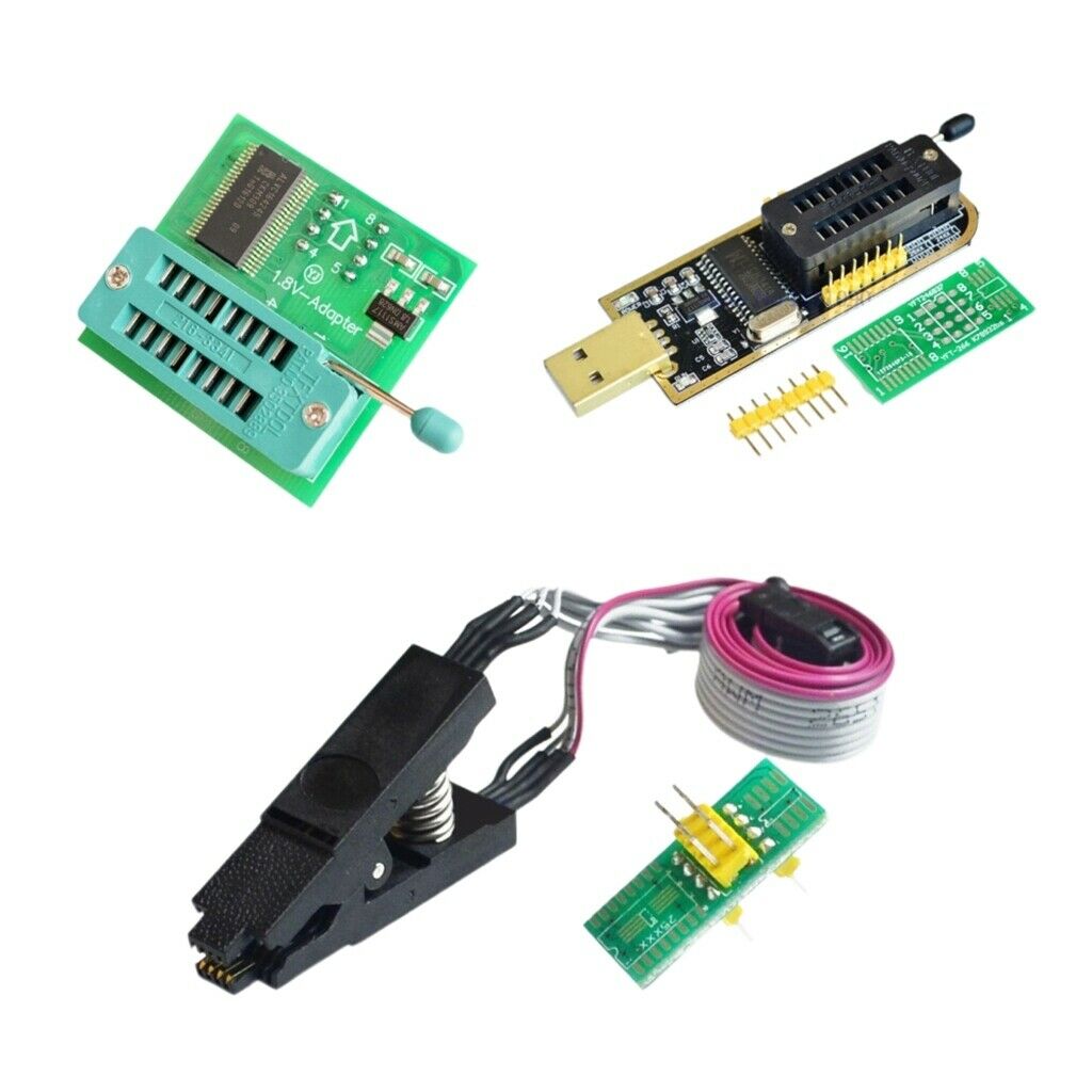 Multifuntion H341A 24 25 Series EEPROM USB 1.8v SOIC8 SOP8 Socket Adapter