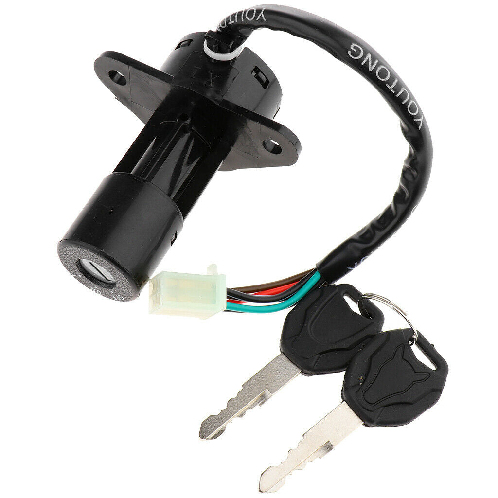 4 Or 6 Wires Motorcycle Scooter Electric Door Switch Lock Kit For Suzuki