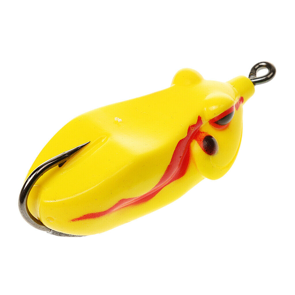 The Most vivid Durable Ray Frog Fishing Lure Soft Bionic Bait Lead Head Hook