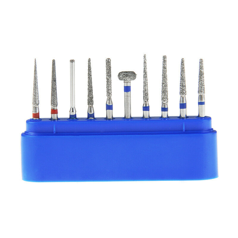 50 X Dental Diamond Burs Set f Crown & Bridge Preparation Anterior Front Teeth