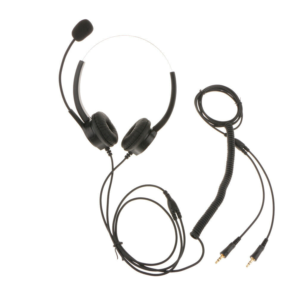 VH500D Office Call Centre Customer Service Headset with Mic 3.5mm Connector