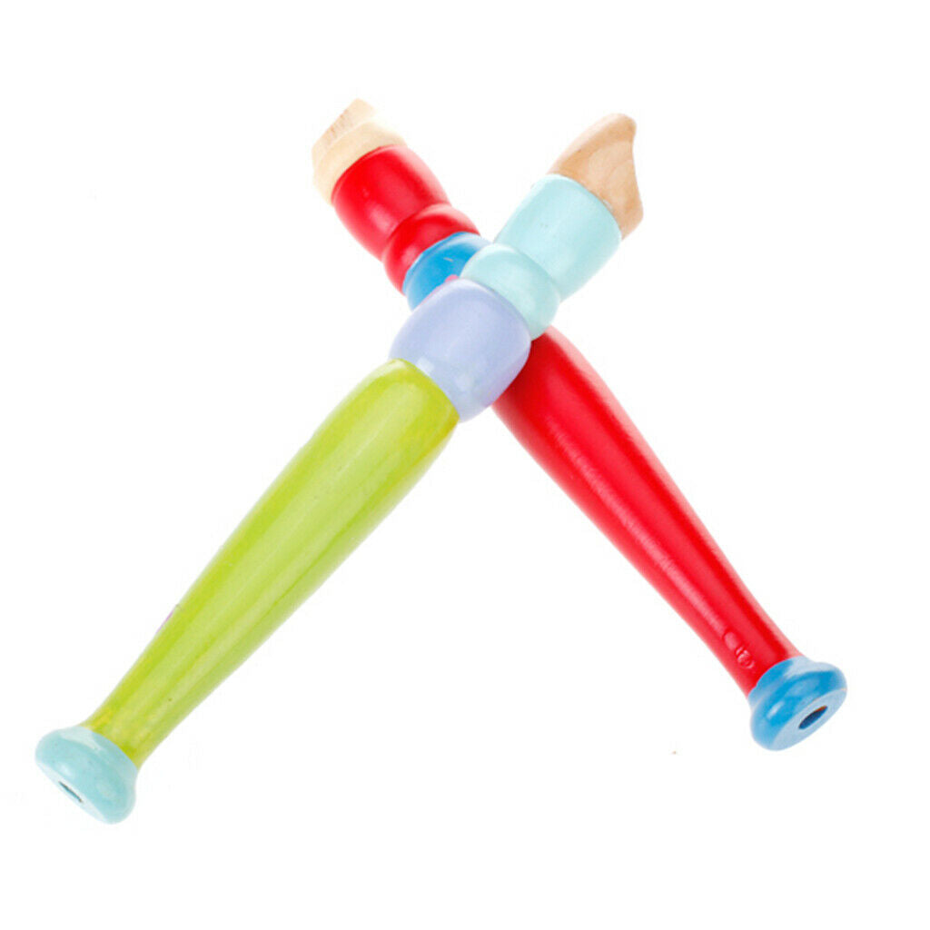 Wooden flute for children musical instruments toys for children, light and
