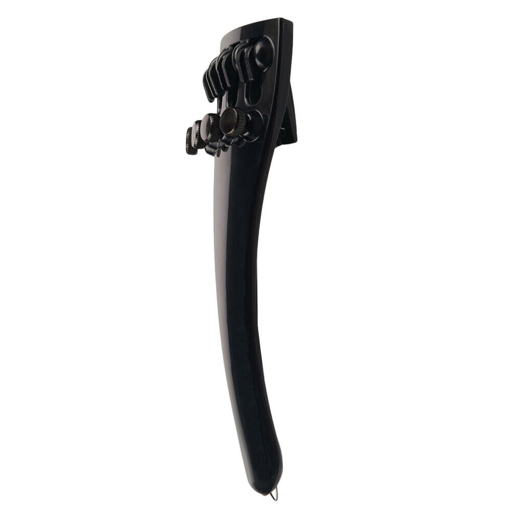 Violin Fiddle Adjustable Tailpiece W/ 4 Tuners for 4/4 Violin Replacement