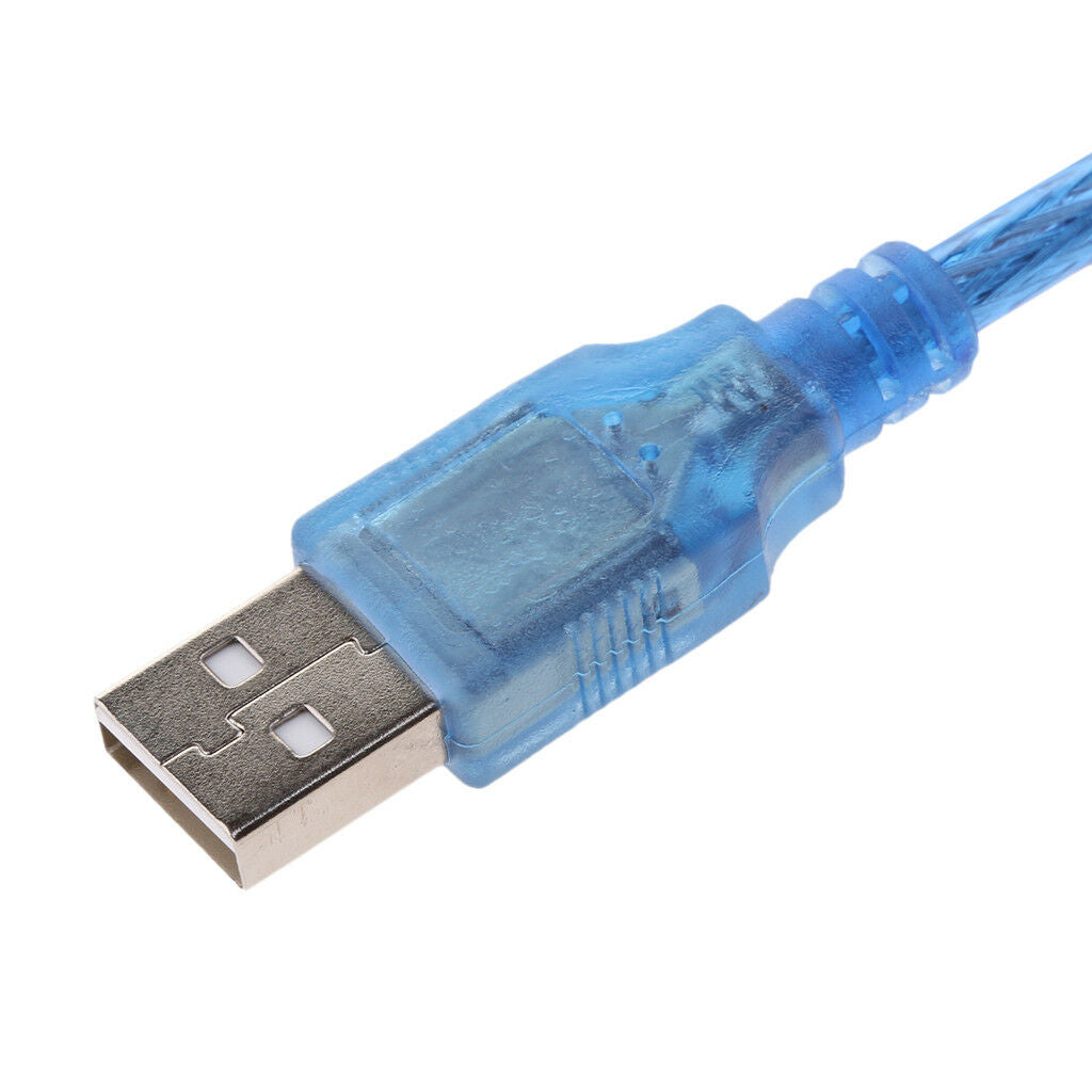 1.5meters USB 2.0 High Speed Cable Long Printer Lead A to B Blue Shielded