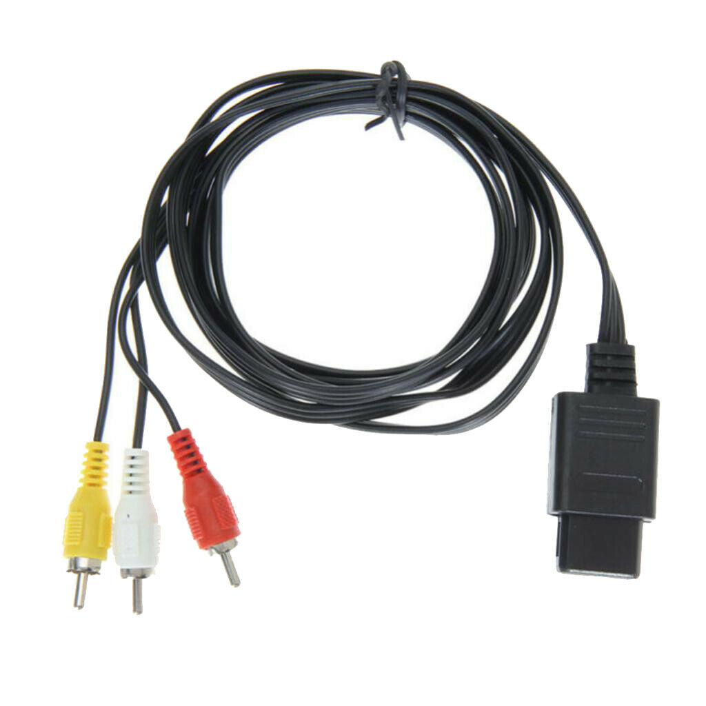 To AV 1080P CVBS 3RCA Composite Video Audio Adapter Converter Cable