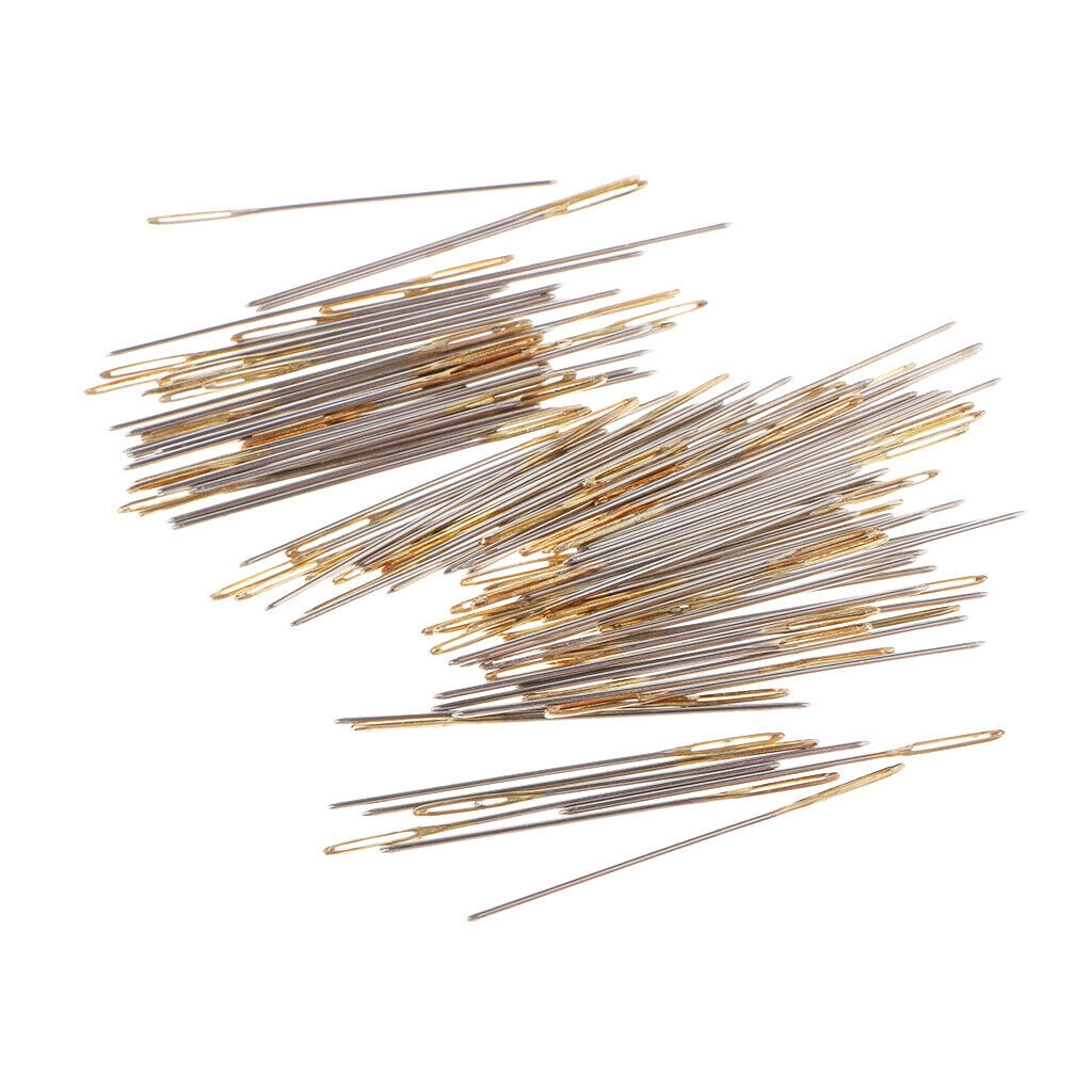 200Pcs Large Eye Needles for Embroidery Cross Stitch Sewing Needles 24 26