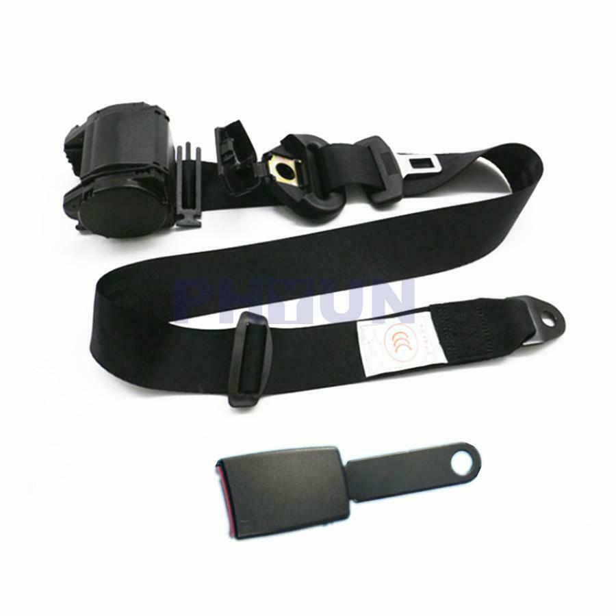 3 Point Retractable Safety Seat Belt 280cm Adjustable Length For Car SUV Truck