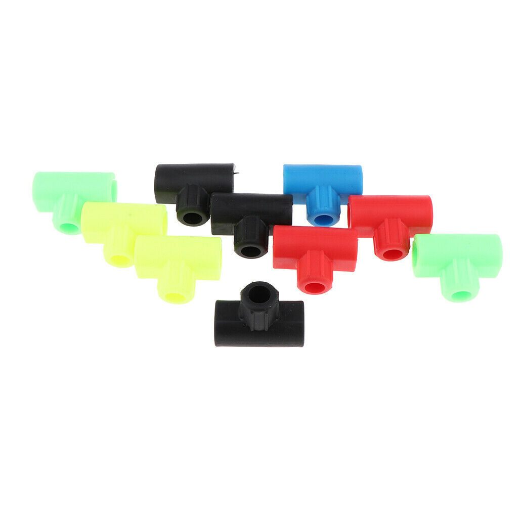 10pcs Silicone Fishing Connectors Clip Accessaries for Line Spool and Rod