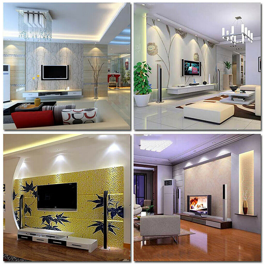 3W Acrylic Crystal Ceiling Lamp Corridor Hallway Light Conceal Install WarmW