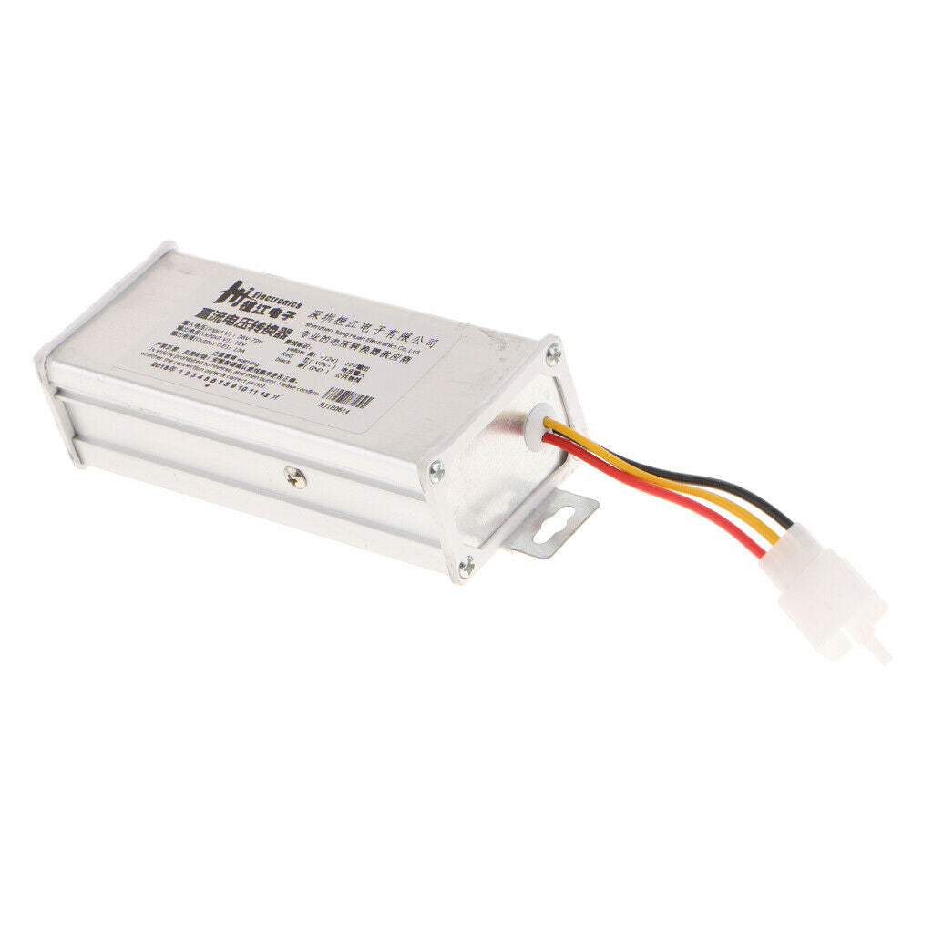 DC to DC Buck Converter 36V-72V to 12V 15A Power Supply  Module for Auto Car