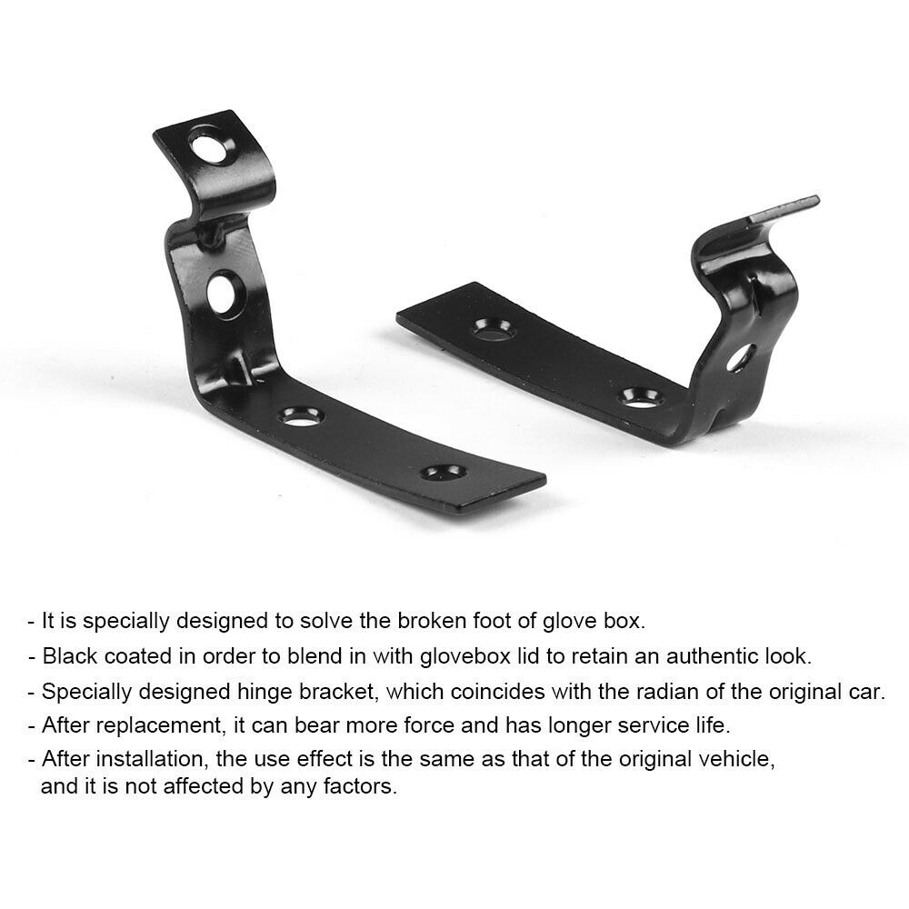 Snapped  Repair Fix Kit Brackets For Audi A4 S4 RS4 B6 B7 8E Glove Box Lid Hinge