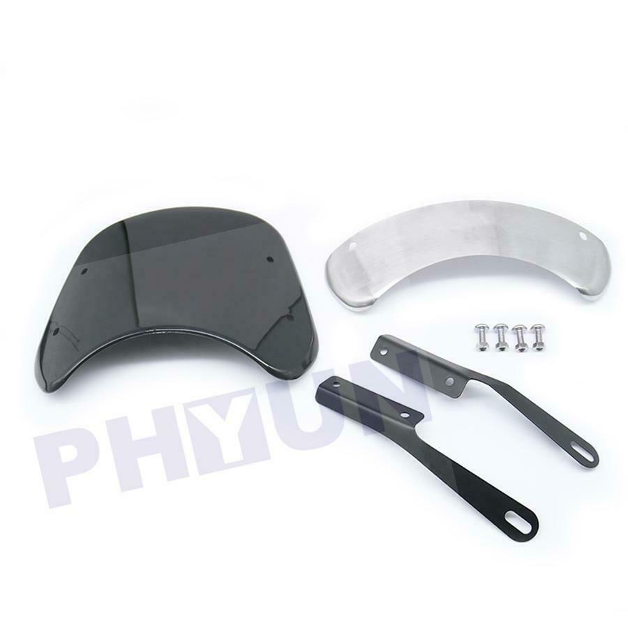 Universal Round Headlights Motorcycle Retro Modification Windshield for 5"&7"