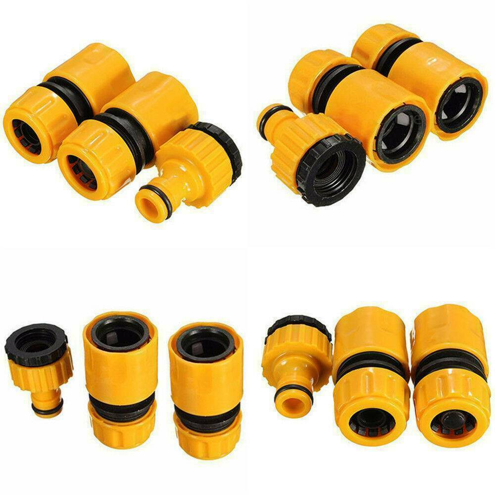 3Pack Garden Water Hose Pipe Tap Connector Conection Fitting Adaptor Hoselock_US