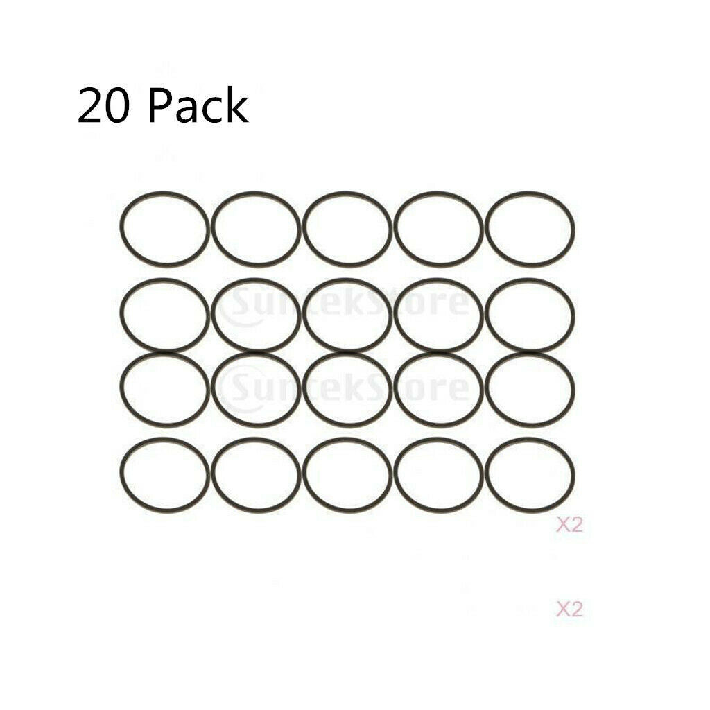 [Pack of 20 Pieces] Rubber Ring Square Type Drive Motor Belts for