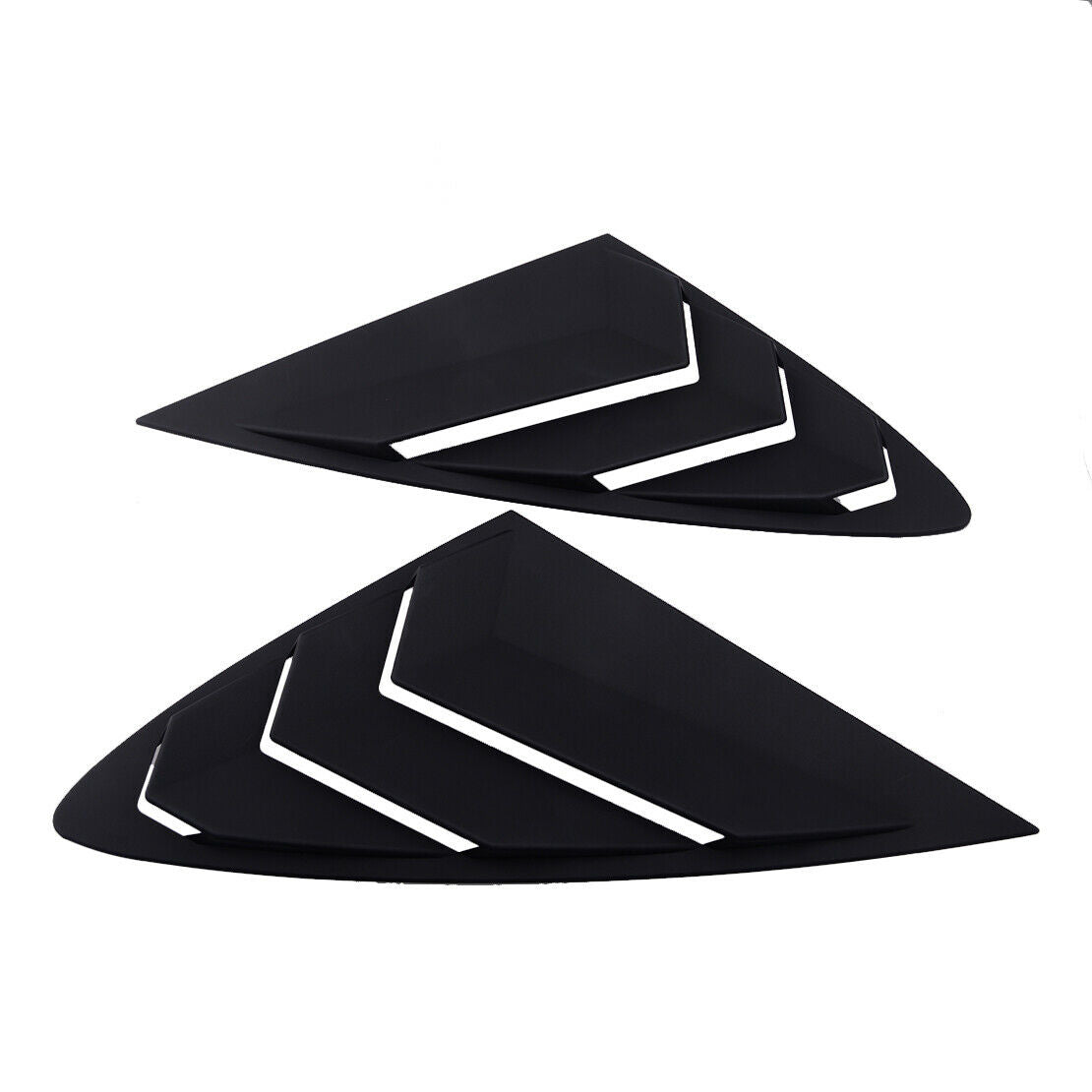 2x Side Vent Window Scoop Louver Trim Cover Fit For Hyundai Sonata 2020-21 Part