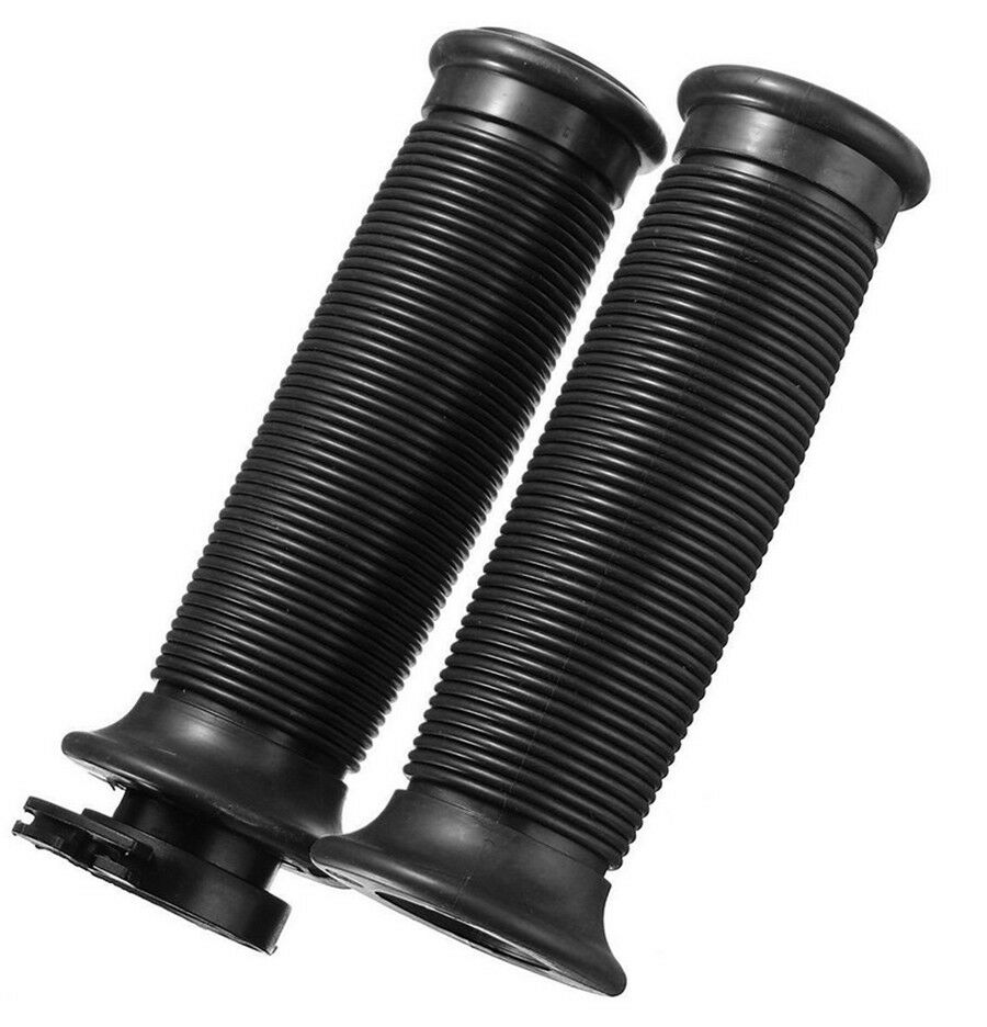 7/8'' Black Streak Plastic+Silicone Motorcycle Handlebar Cover 21.3mm, & 23mm