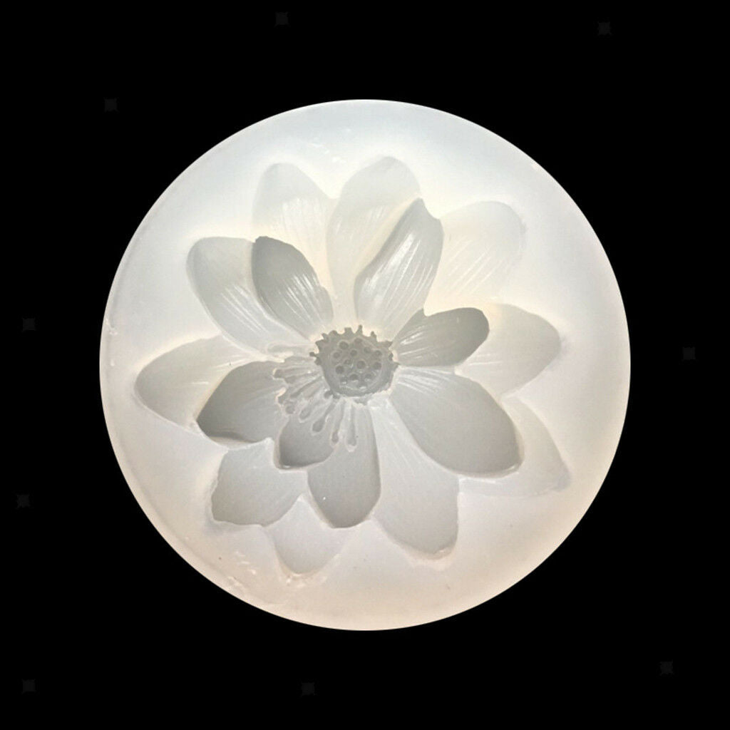 3 Pcs Flower Collection Fondant Candy Silicone Mold Cake Making Accessories