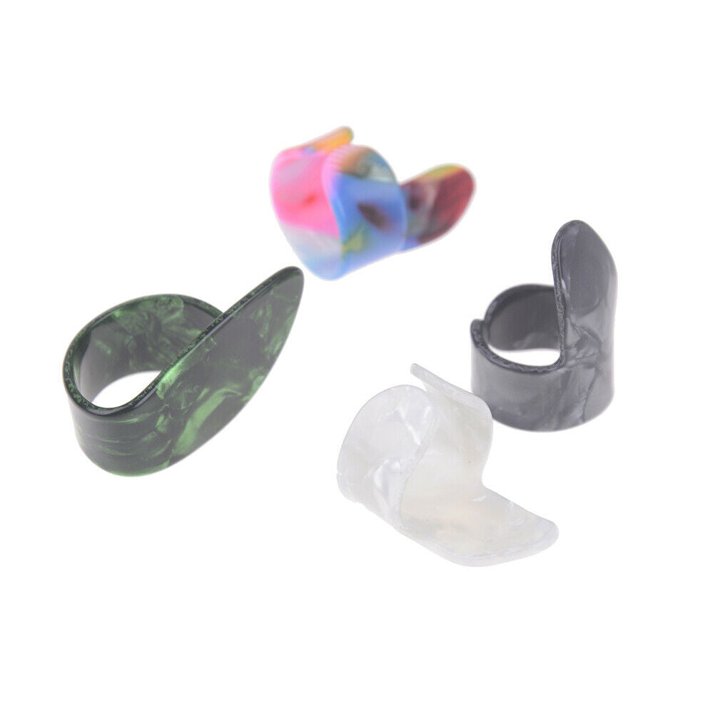 4Pcs/set 1 Thumb + 3 Finger Guitar picks for acoustic electric bass guita.l8