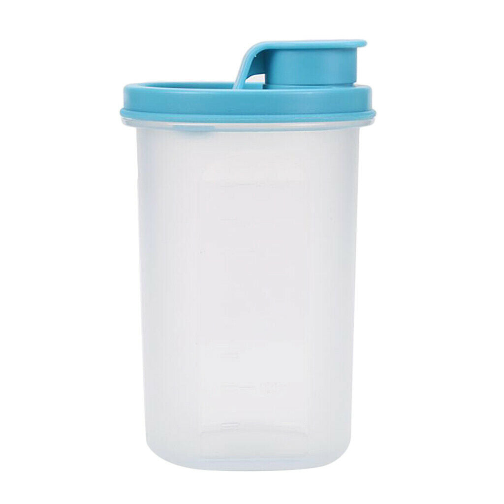 Olive Oil Vinegar Pourer Dispenser Spout Bottle Pot for Kitchen Blue 500ml