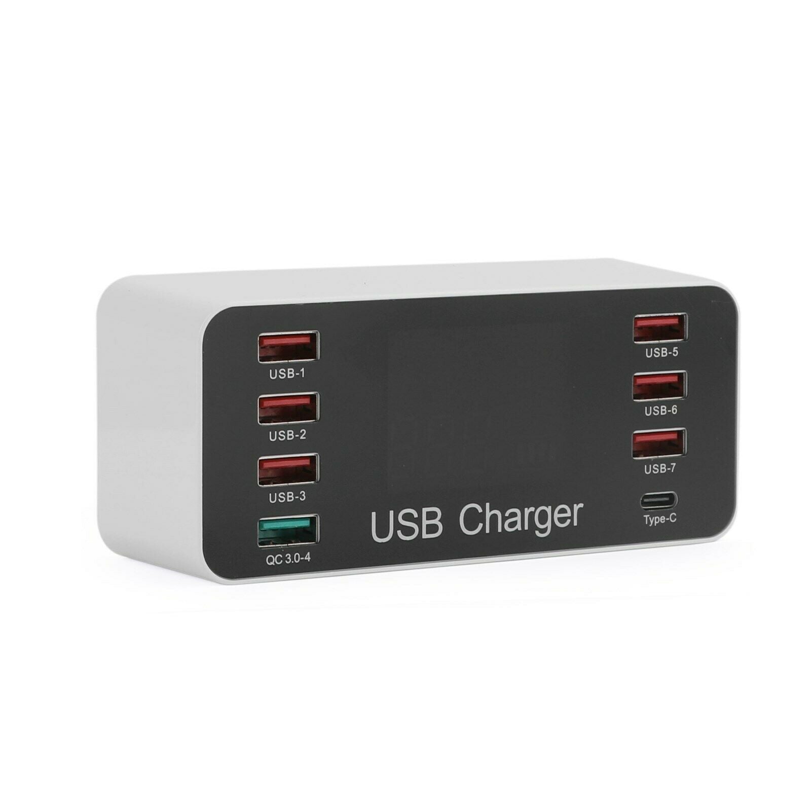 8 Port Multi USB AC Wall Charger Hub Smart Quick Fast Wall Charging Station
