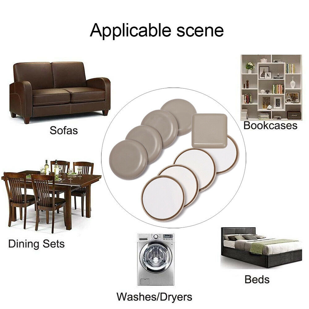 Table Sofa Furniture Leg Slider Pads Floor Protector Anti Noisy Slip Mat