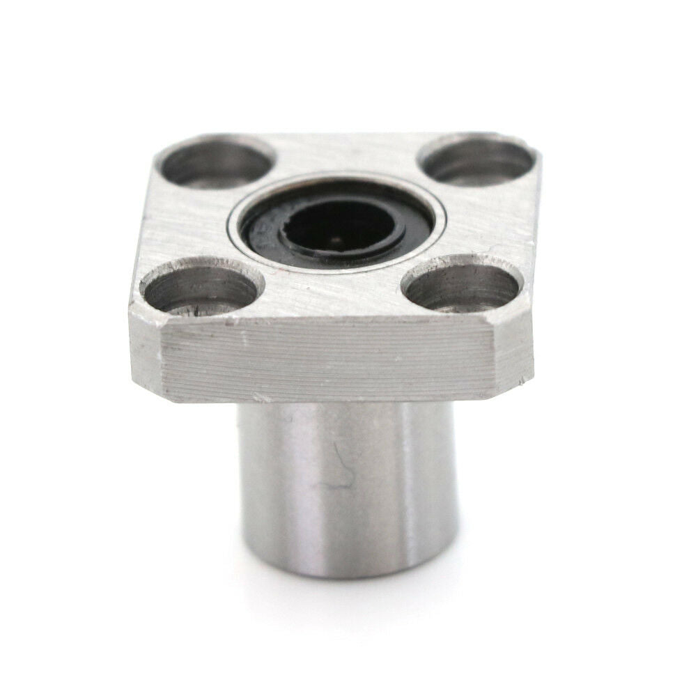 6mm Inner Diameter Square Flange Linear Motion Bushing Ball Bearing LMK6UU X Qx