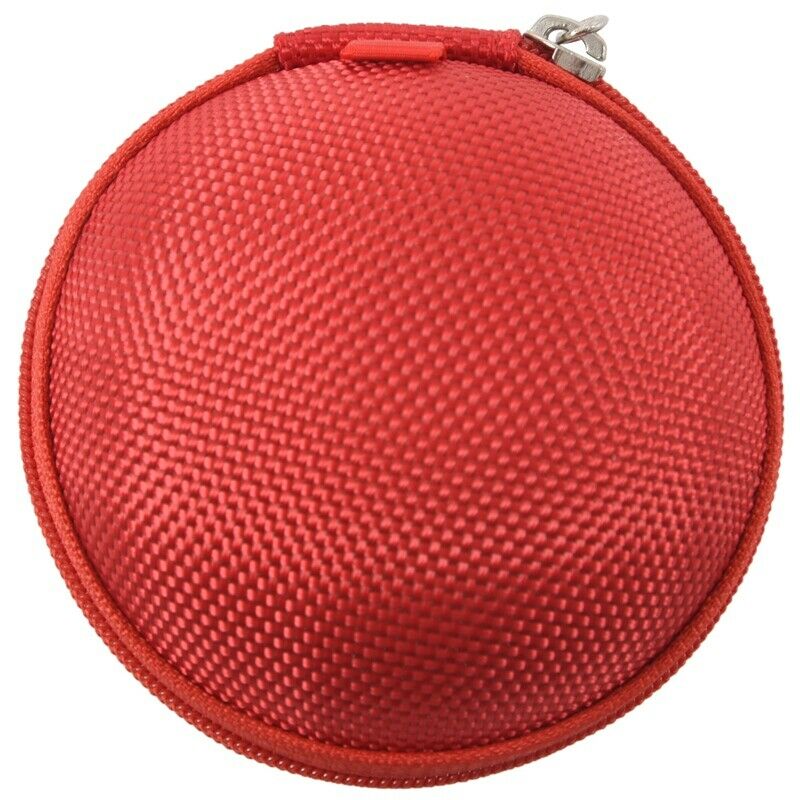 Carrying Hard Case Bag for Earphone Headphone iPod MP3 red G1U2U2