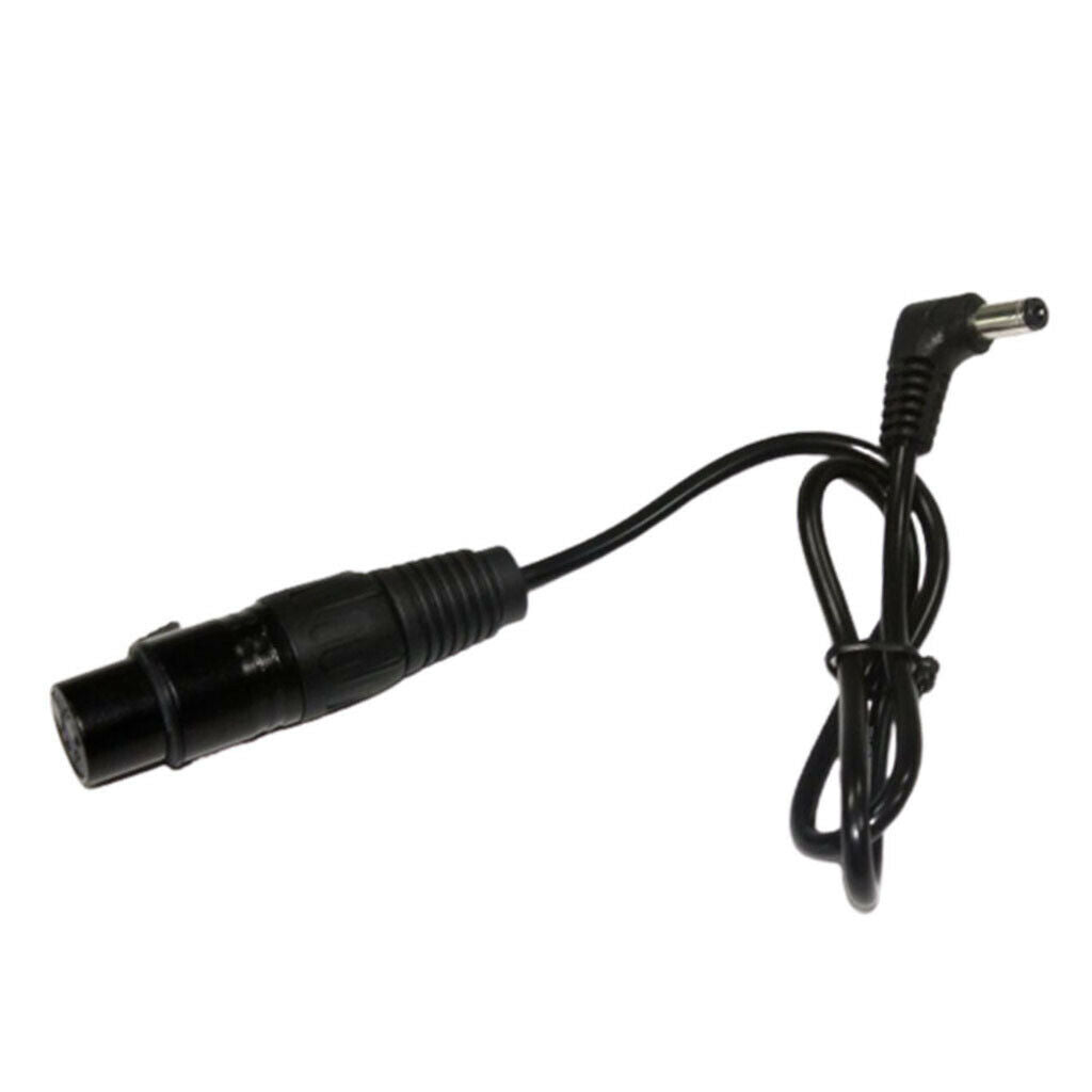 Right Angle DC to 4pin XLR Adapter Power Cable for Studio Video