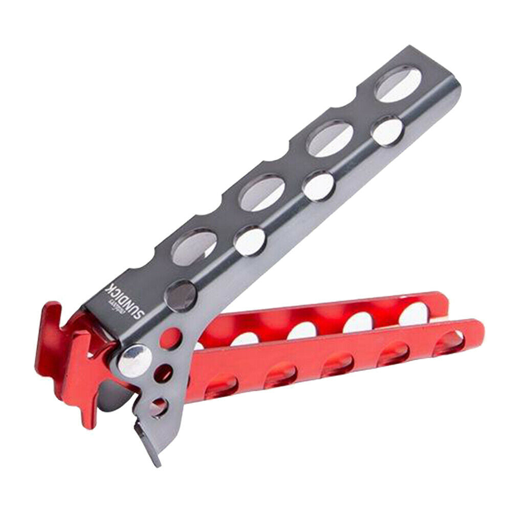 2x Hand Clamp Handle with Tongs for Camping Cookware