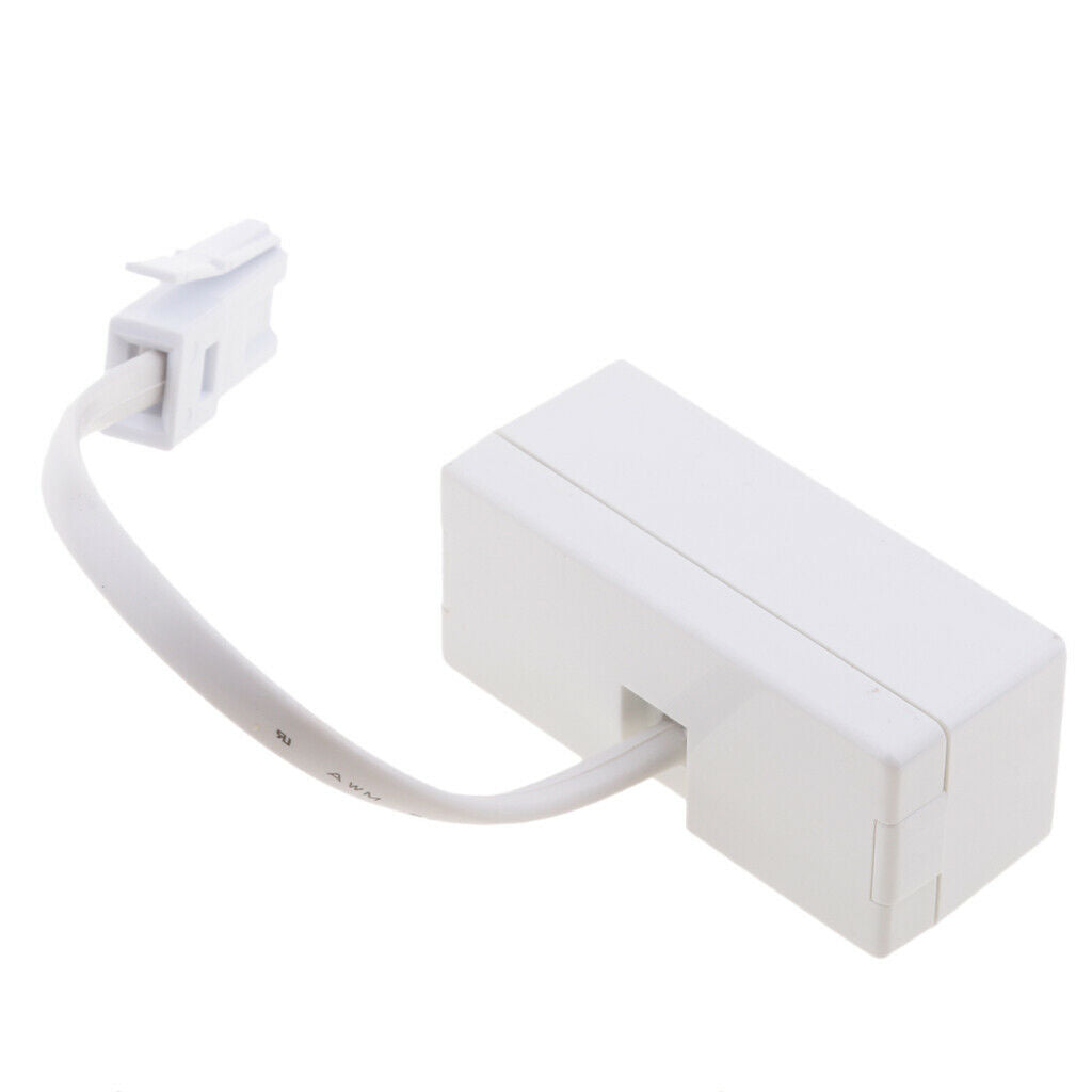 RJ11 UK Male To UK Female Adapter Double Socket Telephone Splitter BT Telephone