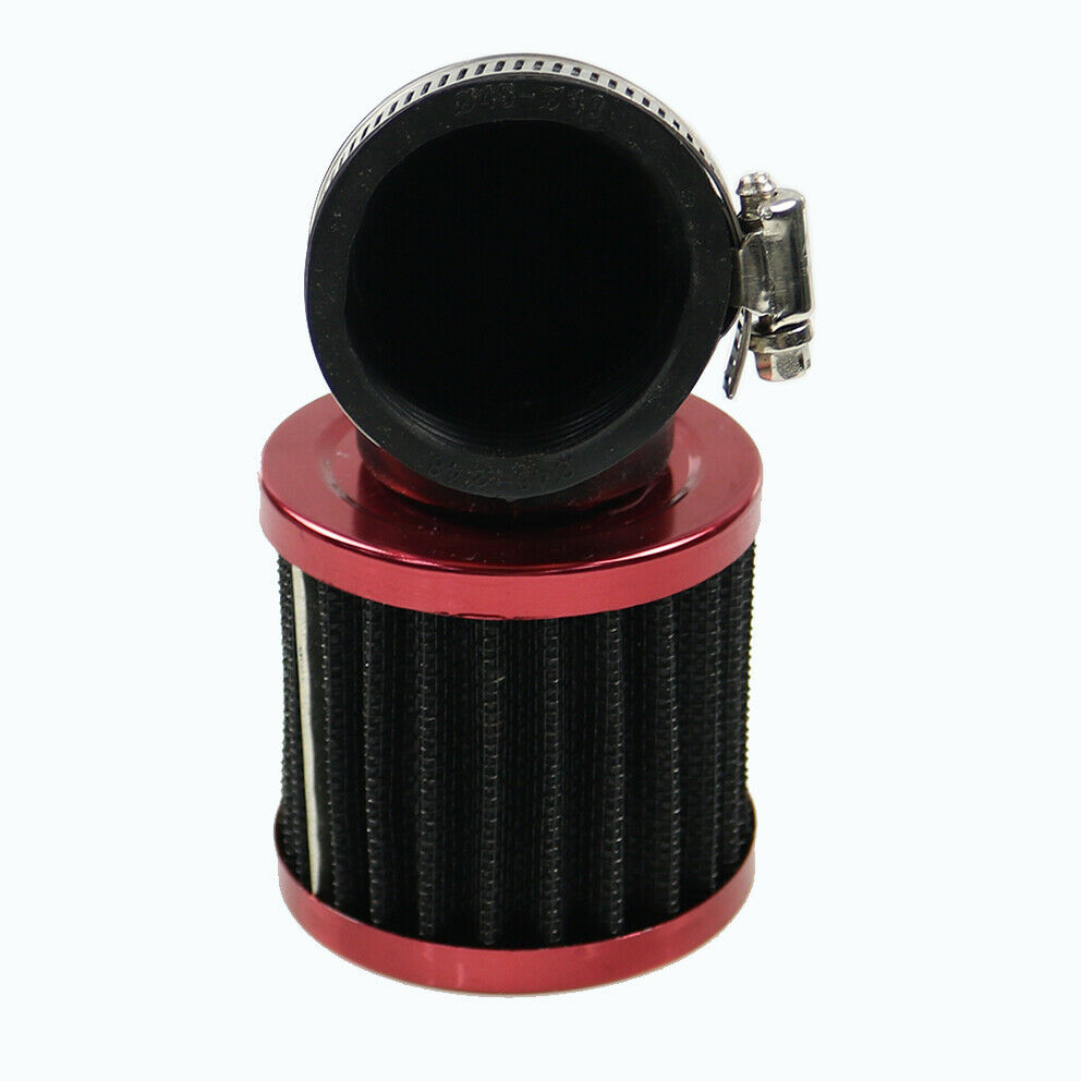 45-48mm Red Right Angle Air Filter Cleaner Off Road Bike Dirt Bike