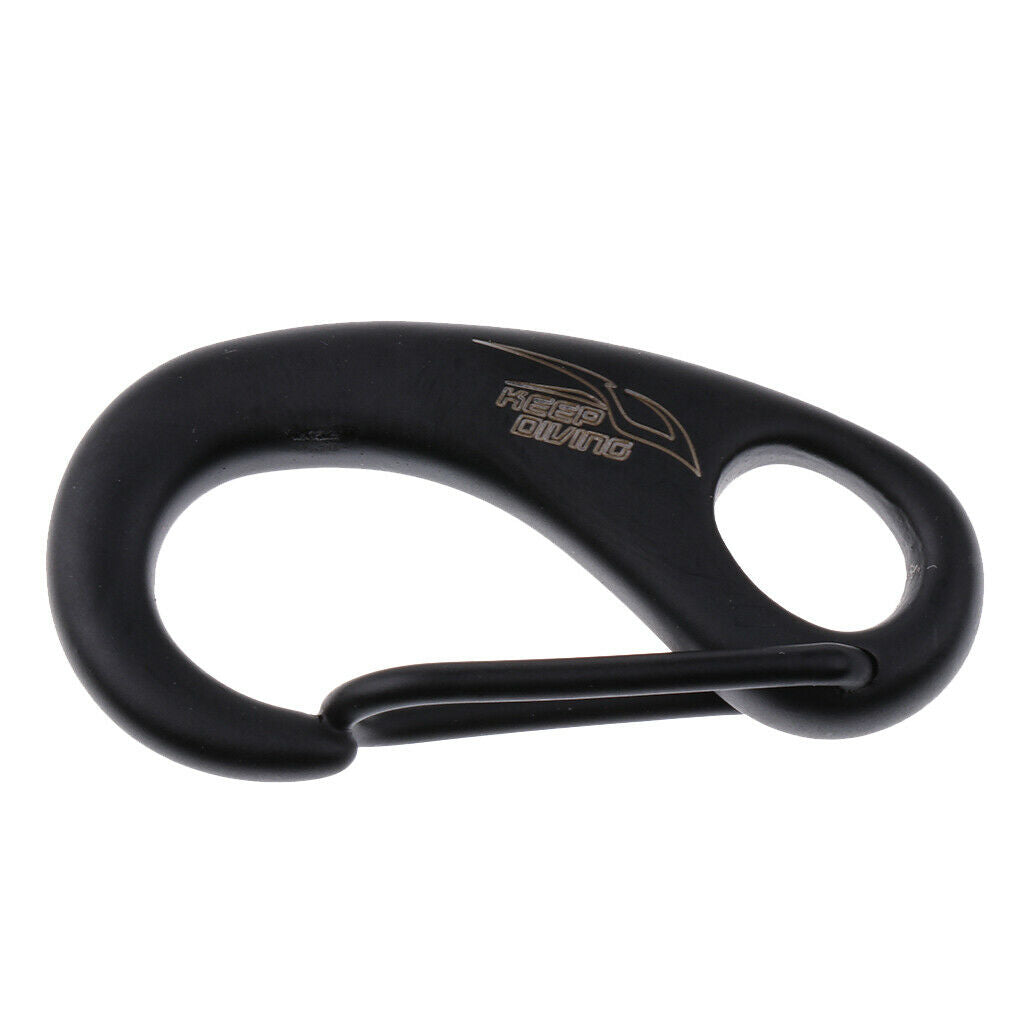 Prettyia Scuba Diving Stainless Steel Egg Type Spring Snap Hook Clip 50mm