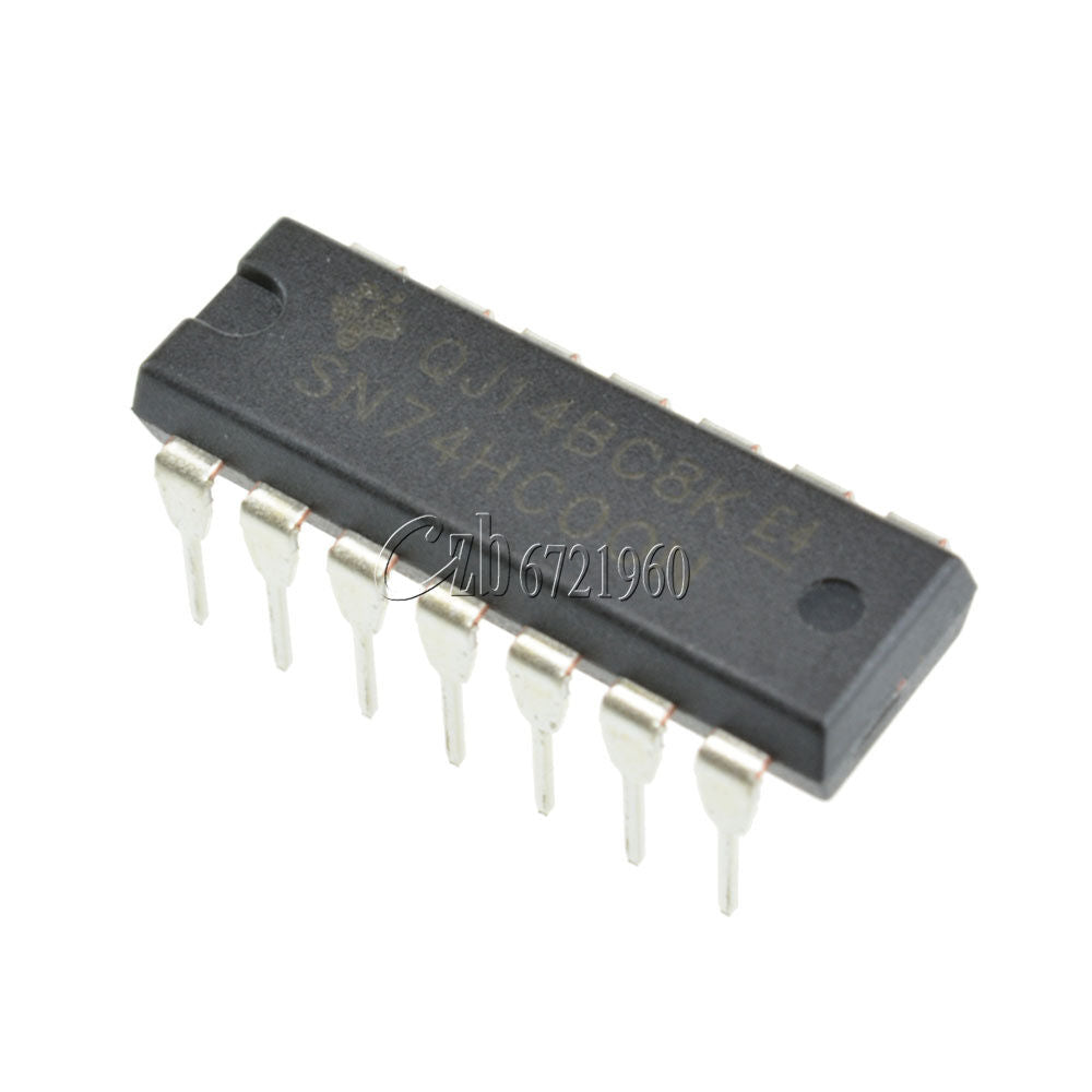 20pcs 74HC00 SN74HC00N Quad 2-input NAND Gate IC DIP-14P Chip IC