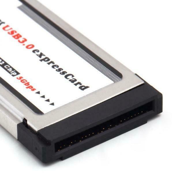 34mm  Card Expresscard to 2 Port USB 3.0 Adapter for Laptop Notebook