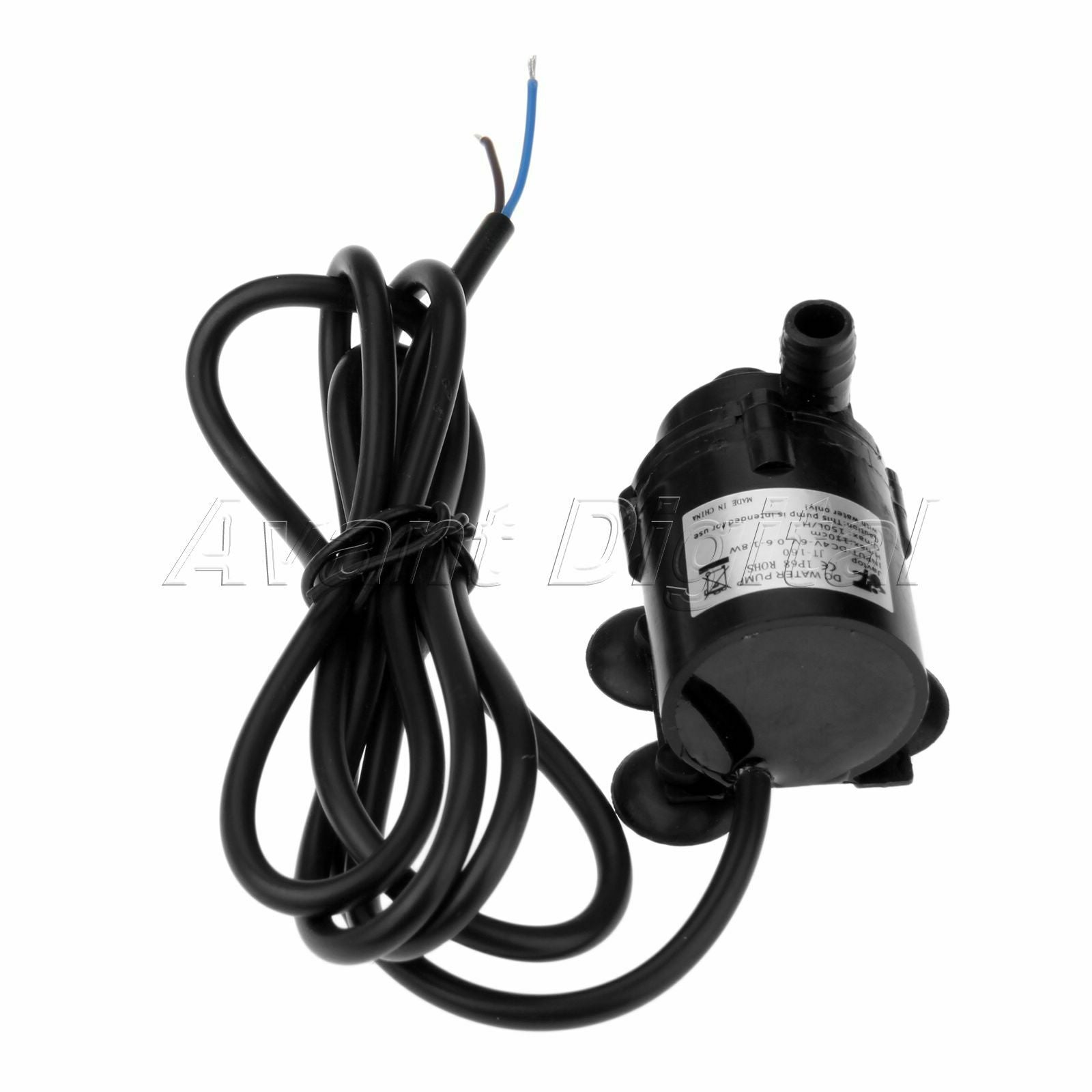 DC 4V-6V/6V-12V 280L/H Mini DC Brushless Small Water Pump Amphibious Motor Pump