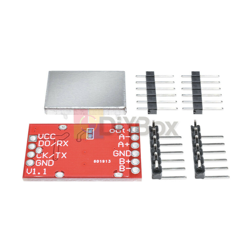10Pcs Dual Channel HX711 24-Bit A/D Conversion IC+Shield Fit For Weighing Sensor