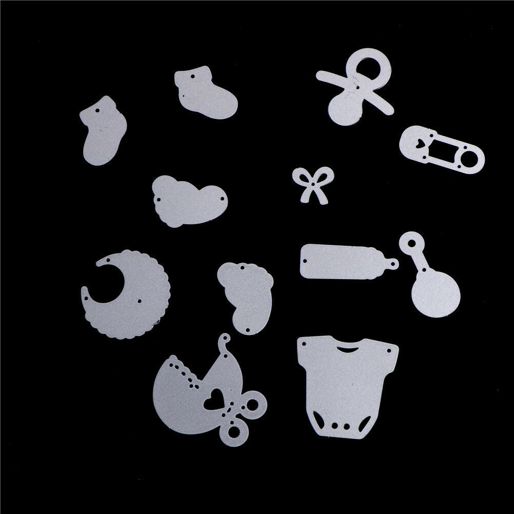 Baby Equipment Series Metal Crafts Cutting Dies Stencils Photo Album new .l8