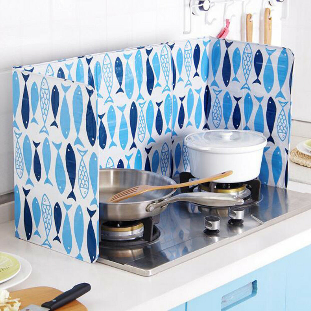Kitchen anti splatter shield guard cooking frying pan oil splash screen cover.DD