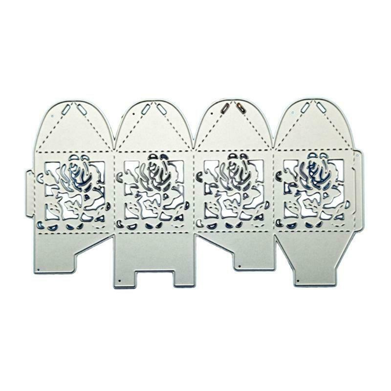 Christmas Rose Box Metal Cutting Dies Stencil DIY Scrapbooking Album Paper Card