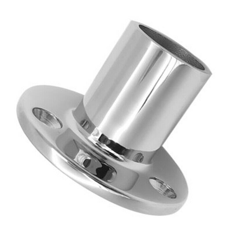 316 Stainless Steel 90 Degree Marine Boat Hand Rail Fitting Round Stanchion N8B2