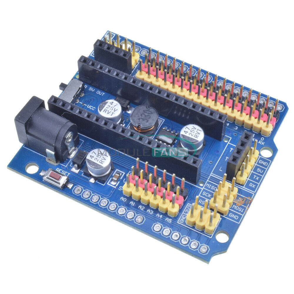 2PCS For Arduino Nano Expansion Board Sensor Shield v3.0 I/O Uno R3 leonardo