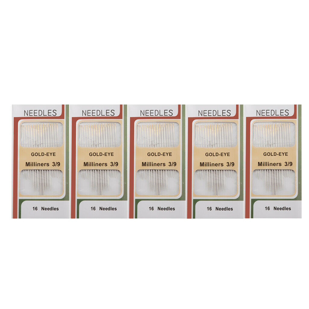 Sewing  Set - 5pack ï¼ˆ80 Piecesï¼‰ Various Sewing Needles, Darning