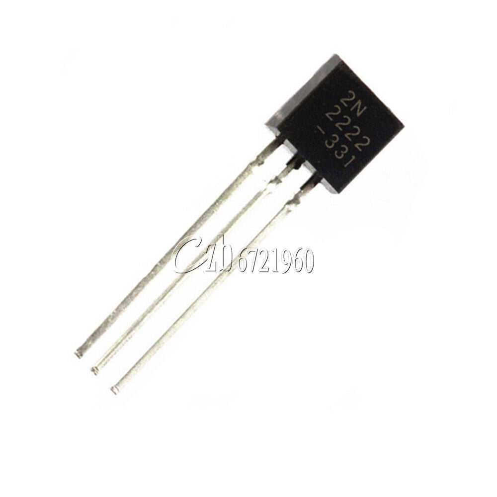 50Pcs NPN Transistor TO-92 2N2222A 2N2222