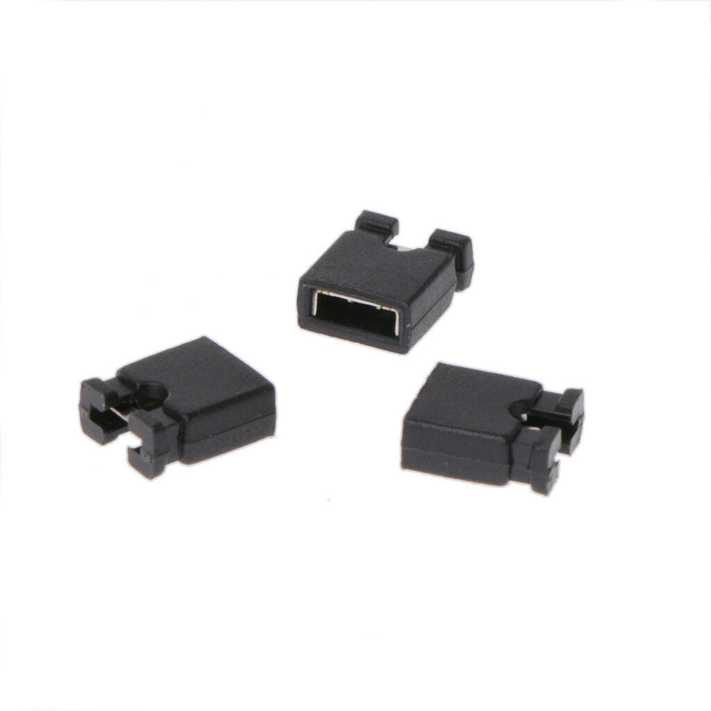 2.54mm Standard Jumper Blocks Caps For Hard Drive CD DVD Motherboards 100 Pcs