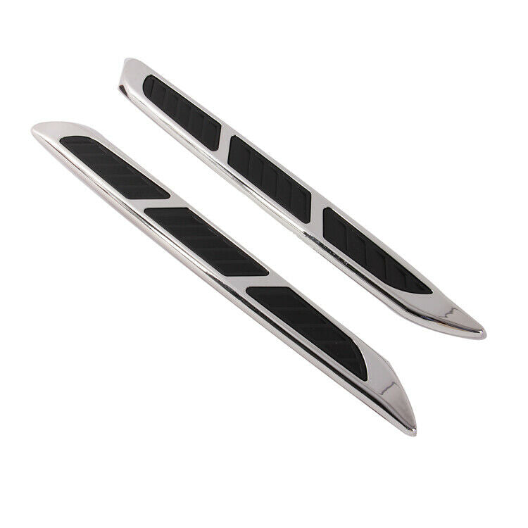 Pair Car Decorative Air Flow Intake Hood Scoop Vent Bonnet Cover Universal