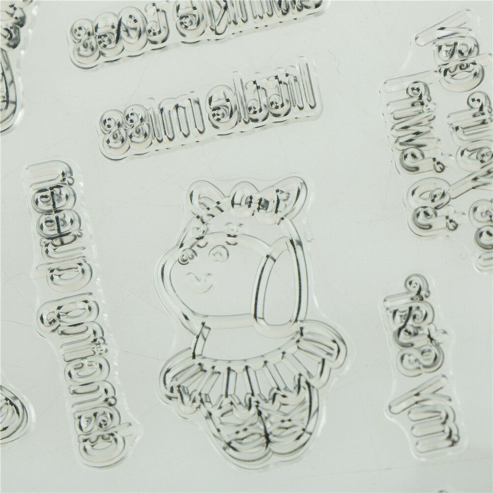 Dancing cow Clear Silicone Stamp/Seal for DIY Scrapbooking/photo Album Dec.l8