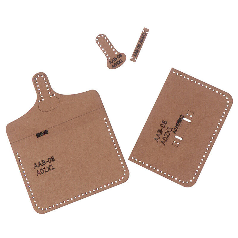 1set Hard Kraft paper Stencil Template For DIY Leather Handmade Craft Pat.l8
