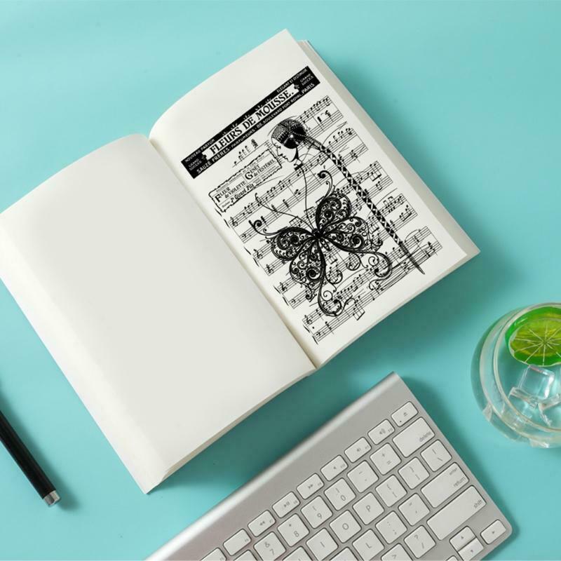 Butterfly Staff Silicone Clear Seal Stamp DIY Scrapbooking Embossing Photo Album